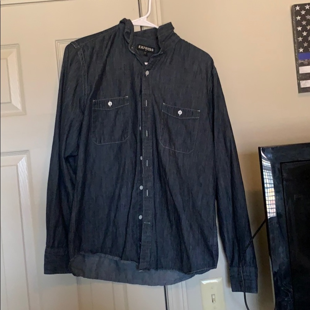 Denim men’s shirt